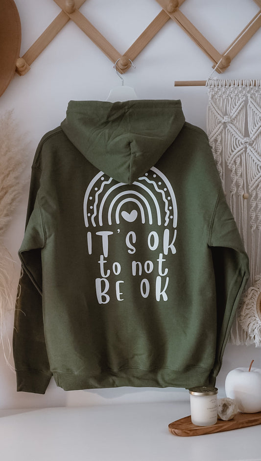 It’s Ok to Not be Ok | bluza  zielona